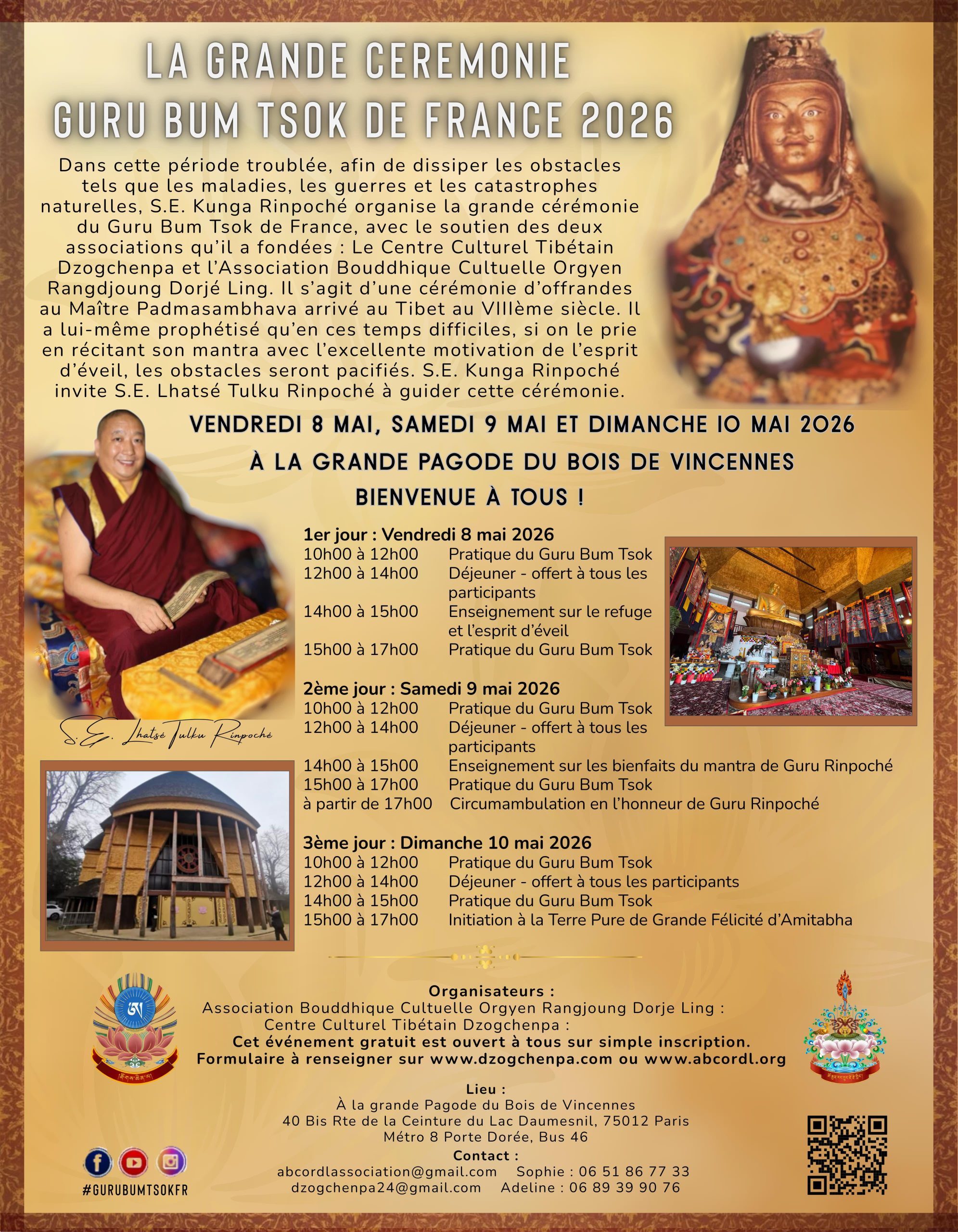 affiche guru bum tsok 2026